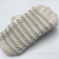 Calcetines para el piso de la zapatilla de invierno con suela de goma